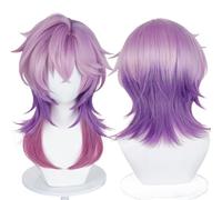 Anime Game Character Cosplay Wig - High-Temperature Fiber with 2 Wig Caps for Conventions, Cosplay Events, and Themed Parties (Durin)