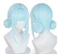 Anime Game Character Cosplay Wig - High-Temperature Fiber with 2 Wig Caps for Conventions, Cosplay Events, and Themed Parties (Ineffa)