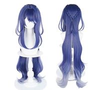 Anime Game Character Cosplay Wig - High-Temperature Fiber with 2 Wig Caps for Conventions, Cosplay Events, and Themed Parties (Lauma)