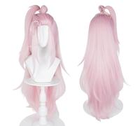 Anime Game Character Cosplay Wig - High-Temperature Fiber with 2 Wig Caps for Conventions, Cosplay Events, and Themed Parties (Aino)