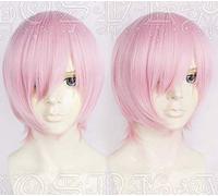 Anime/Game Fate/Grand Order Mash Kyrielight Cosplay Wigs Short Pink Heat Resistant Synthetic Hair Wig + Wig Cap