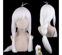 Anime Game Hatake Kakashi White Cosplay Wig Synthetic Hair Halloween Costume Party Play Wigs OneSize white18