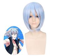 Anime Game IDOLiSH7 Wig YOTSUBA TAMAKI Cosplay Hair Light Blue Short Synthetic Heat Resistant Wig Comiket Role Play PL-614