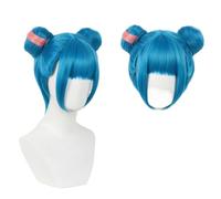 Anime Game Jinx Arcane Cosplay Outfit Wig Jinx wigs Halloween Party Role Play Suit for Women+Wig Cap