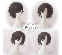 Anime Game Mystic Messenger Cosplay Wigs Saeran Ray Wig Short White Mix Pink Heat Resistant Synthetic Hair Cosplay Wig + Wig Cap Jumin