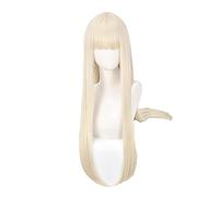 Anime Game Season2 Yomoduki Runa Long Cosplay Wig Straight Long Blonde Hair Synthetic Halloween Costume Party Play Wigs