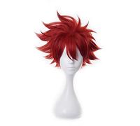 Anime Game SK8 the Infinity Reki Short Red Cosplay Wig Synthetic Hair Puffy Halloween Costume Party Wigs