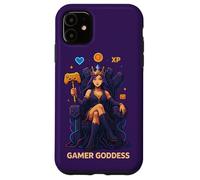 Anime Gamer Queen Video Game Player XP Throne Gamer Goddess Case for iPhone 11