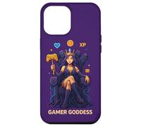 Anime Gamer Queen Video Game Player XP Throne Gamer Goddess Case for iPhone 12 Pro Max