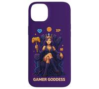 Anime Gamer Queen Video Game Player XP Throne Gamer Goddess Case for iPhone 14 Plus