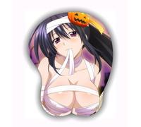 Anime Gaming Sexy Cute Girls Mousepad 3D Anime Mouse Mat with Wrist Rest Desktop Pad Soft Silicone Mouse Pad Anti-Slip Office Pad Ergonomic Anti-Slip Washable Waterproof Wrist Guard, OneSize