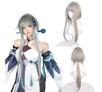 Anime Genshin Impact Guizhong Cosplay Wig for All Characters Halloween Carnival Party for Women Girls and Boys