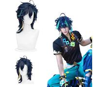 Anime Genshin Impact Kinich Cosplay Wig for All Characters Halloween Carnival Party for Women Girls and Boys