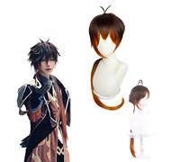 Anime Genshin Impact Morax Cosplay Wig for All Characters Halloween Carnival Party for Women Girls and Boys