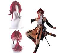 Anime Genshin Impact Shikanoin Heizou Cosplay Wig for All Characters Halloween Carnival Party for Women Girls and Boys