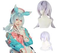 Anime Genshin Impact Sigewinne Cosplay Wig for All Characters Halloween Carnival Party for Women Girls and Boys