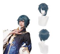 Anime Genshin Impact Xingqiu Cosplay Wig for All Characters Halloween Carnival Party for Women Girls and Boys