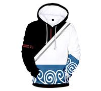 Anime Gintama Hoodies Casual Long Sleeve Pullover Sakata Gintoki 3D Sweatshirt Gintama Cosplay Costume