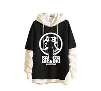 Anime Gintama Long Sleeve Fake Two Hoodie Sakata Gintoki Pullover Couple Sweatshirts Sadaharu just we Elizabeth