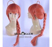 Anime GINTAMA Mother Kagura Cosplay Wig Jinghua Cosplay Wig Synthetic Braid Styled Hair + Wig Cap