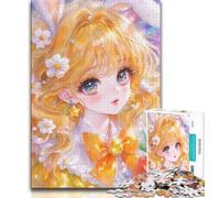 Anime Girl 1000 Piece Jigsaw Puzzle for Adults And Teenagers,Decompressing Intellectual Educational Toy Great Gifts And Toys (75x50cm)