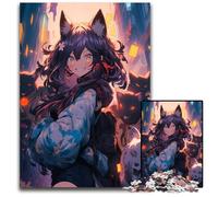 Anime Girl 1000 Piece Jigsaw Puzzles for Adults Difficult Puzzles for Adults for Teenagers Family Game Night BrainChallenging Gift Idea 1000 PCS(38x26cm)