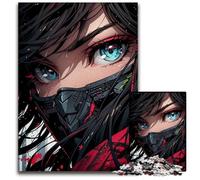 Anime Girl 1000Pc Adults Jigsaw Puzzle Puzzles for Adults Perfect for Family Fun on Christmas Thanksgiving Birthdays & Easter 1000 PCS(38x26cm)