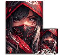 Anime Girl 1000Pc Adults Jigsaw Puzzle Puzzles for Adults Perfect for Family Fun on Christmas Thanksgiving Birthdays & Easter 1000 PCS(75x50cm)