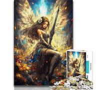 Anime Girl Adult Jigsaws 1000 Pieces Difficult,Learning Educational Toys Family Games with Matching Poster And Trivia Sheet 38x26cm