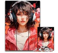 Anime Girl Ai Jigsaw Puzzles 1000 Pieces for Adults Puzzles for Adults Ideal for Lover Perfect Christmas New Year Valentine's Gift 1000 PCS(38x26cm)