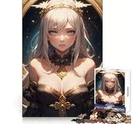 Anime Girl Artemis 1000 Piece Jigsaw Puzzle for Adults Logical Think Soft Distraction Seamless Lock Festive Present (50x75cm)