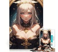 Anime Girl Artemis 1000 Piece Jigsaws Creative Skill Toy Tight Lock No Loose Pieces Bonding Activity for Loved Ones (50x75cm)