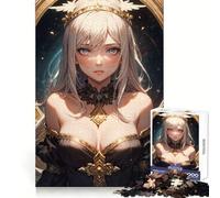 Anime Girl Artemis Teenagers Puzzles 1000 Piece Jigsaws Memory Boost Unwind Easily (38x26cm)