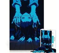 Anime Girl Bound by Strings Jigsaw Puzzles 1000 Mental Focus Game No Gap Tight Fitting Design Interactive Brain Challenge for Home (50x75cm)