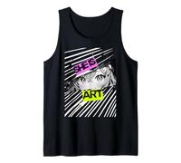 Anime Girl Eyes, Japan Culture Art, Japanese Aesthetic Tank Top