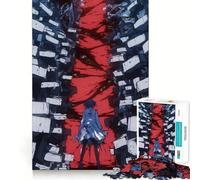 Anime Girl Facing Fear Jigsaw 1000 Pieces for Teenagers Mind Boost Fun Zero Gap Captivating Leisure for Cozy Indoors (50x75cm)