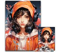 Anime Girl Fantasy Puzzles 1000 Pieces for Adults Paper Jigsaw Puzzles for Adults Ideal DIY Decor & Brain Teaser Gift 1000 PCS(38x26cm)