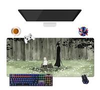 Anime Girl from The Other Side Mouse Pad | Giant Washable Mouse Pad XL | Non-Slip Grip + Reinforced Edges | Durable Surface for Gaming, Office and Home (2, 35.4" × 15.7" × 0.12")