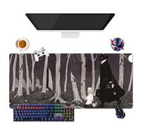 Anime Girl from The Other Side Mouse Pad | Giant Washable Mouse Pad XL | Non-Slip Grip + Reinforced Edges | Durable Surface for Gaming, Office and Home (1, 35.4" × 15.7" × 0.12")