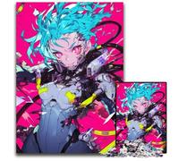 Anime Girl Futuristic 1000Pc Adults Jigsaw Puzzle Difficult Puzzles for Adults Birthday Gift Idea Challenging Brain Teaser Game 1000 PCS(75x50cm)