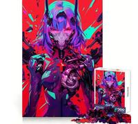 Anime Girl Get Damage 1000 Teenager Pieces Jigsaw Puzzle Brain Development Unwind Easily Clean Join Warm Xmas Gift (38x26cm)