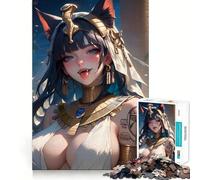 Anime Girl Goddess 1000 Piece Jigsaw Puzzles Mind Challenge Toy High Precision Die Cut Amusing Challenge for Waiting Time (38x52cm)