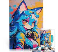 Anime Girl Graffiti1000 Piece Puzzle For teenagers Toys Educational Games Stress Relieving gifts for friends and family 38x26cm
