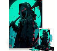 Anime Girl Japan Jigsaw Puzzle 1000 Mental Recall Game High Accuracy Cutting Craft Interactive Brain Challenge for Home (38x26cm)