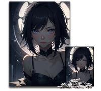 Anime Girl Jigsaw Puzzles for Adults 1000 Piece Impossible Jigsaw Puzzles for Adults Perfect for Family Fun on Holidays 1000 PCS(38x26cm)