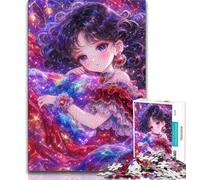 Anime Girl Jigsaw Puzzles for Adults 1000 Piece Puzzle,Challenging To Complete But Fun And Humorous Birthday Present,Gifts,Wall Art 38x26cm