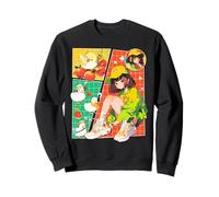 Anime Girl Kawaii Ducks Comiccore Retro Manga Art J Fashion Sweatshirt