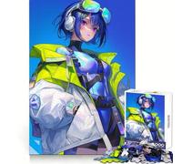 Anime Girl Look Distance 1000-piece Puzzle for Teenagers Mind Wellness Relaxed Leisure Sharp Edges Heartfelt Gift (50x75cm)