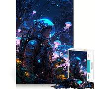 Anime Girl Lost in Wonder Jigsaw Puzzle 1000 Think Boost Game Tight Lock No Loose Pieces Interactive Brain Challenge for Home (50x75cm)