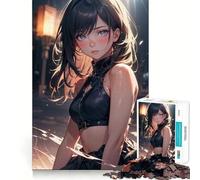 Anime Girl Luna Jigsaw for Adults 1000 Pieces Brain Memory Game Laser Cut for Flawless Fit Unique Gift for Stress Relief (50x75cm)